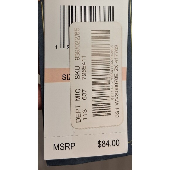 Democracy Women's Blue Plaid Tie Front Blouse Size 2X New With Tags - Picture 14 of 16